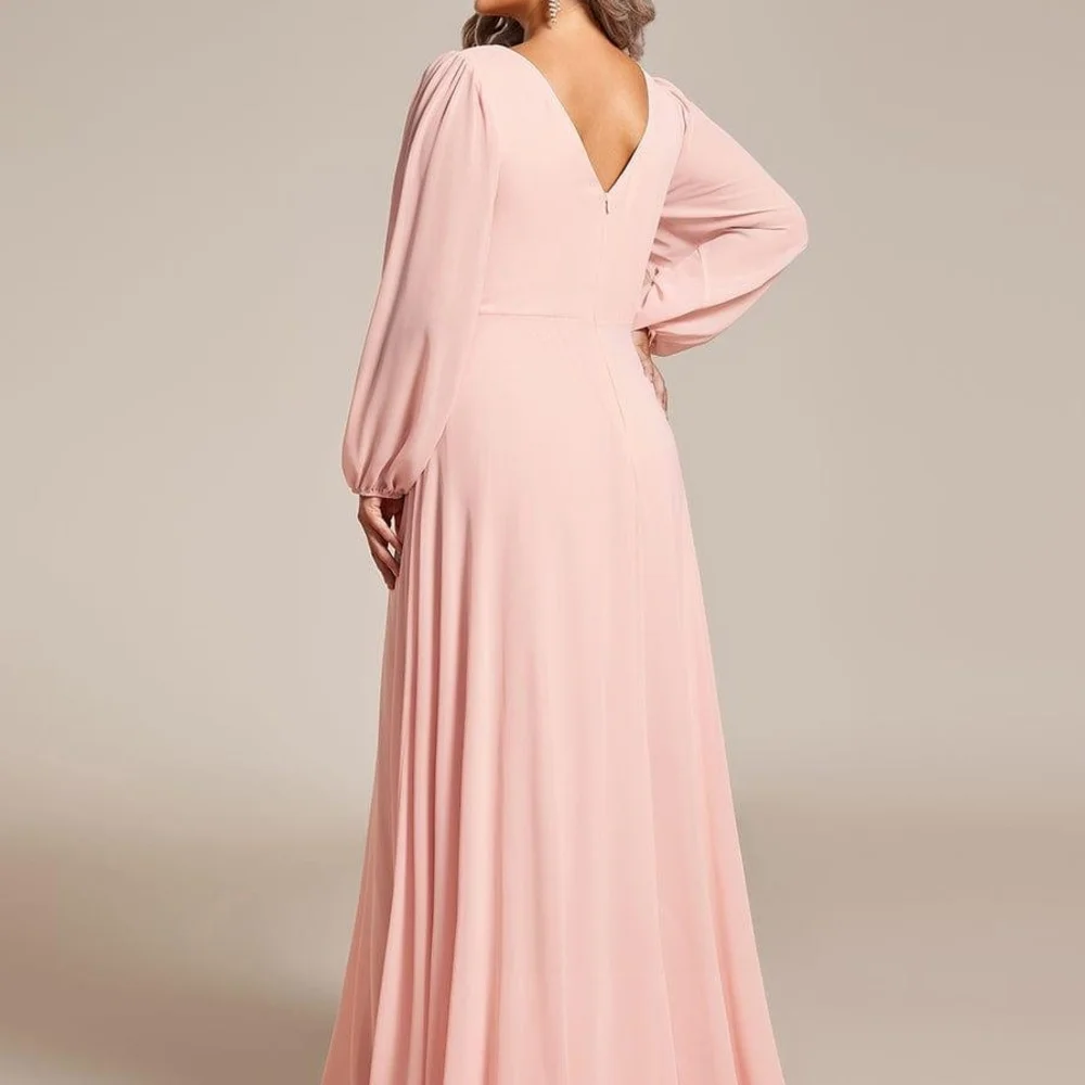 Ever Pretty Blush Long Sleeve Dress - Picture 2 of 3